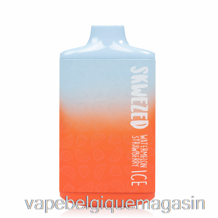 Vape Belgique Skwezed 5k Jetable Pastèque Fraise Glace